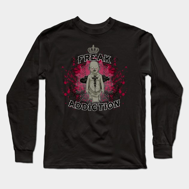 Freak Addiction Long Sleeve T-Shirt by viSionDesign